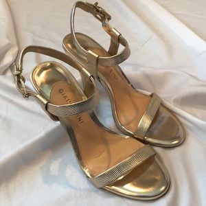 Shiny Gold Heels